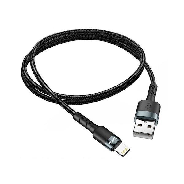 USB კაბელი Hoco SU99 USB to  Lightning 1m Cable Black